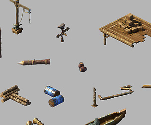 Steam Harbour - Port - Small Objects