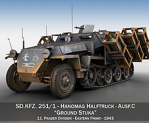 SD.KFZ 251/1 Ausf.C - Ground Stuka - 11PD