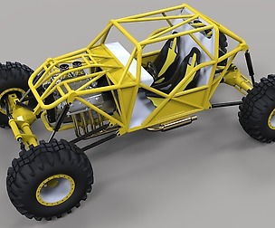Rock crawling buggy