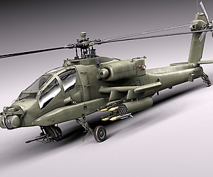 AH-64A Apache Helicopter