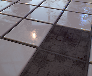 Substance Designer Old Glossy Tiles Material.