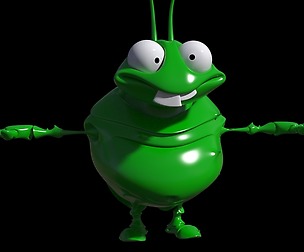 Cartoon Bug Maya Rig
