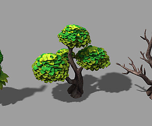 Disney main city - tree combination 04