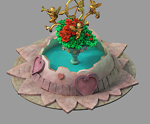 Disney main city - Angel Flower Garden 033