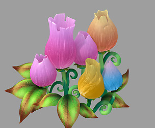 Disney Main City - Flora 02