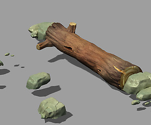 Single wood bridge 09