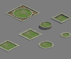 Flower Terrace - Flower Base 36