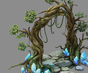 Elf Area - Entrance Rattan 01