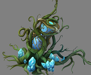 Leprechaun forest - abandoned hourglass 01