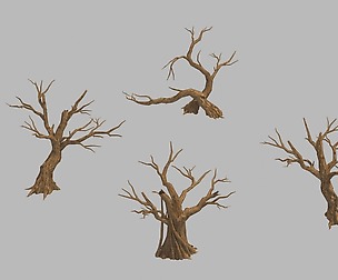 Primitive Desert - Dry Tree 06