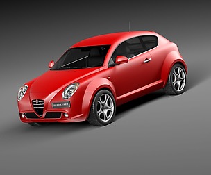Alfa romeo mi.to 2009 hipoly