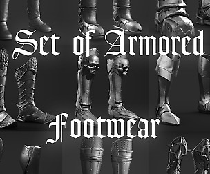 Set of Armored Footwear