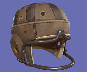 Vintage 1940 antique leather Football Helmet