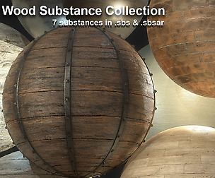 Wood Substance Collection .sbs .sbsar