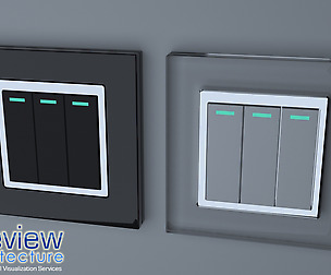 Retrotouch RTS2005 Mechanical Light Switch 3 gang