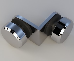 Bohle - 90 Degree Glass to Glass Fixed Bracket