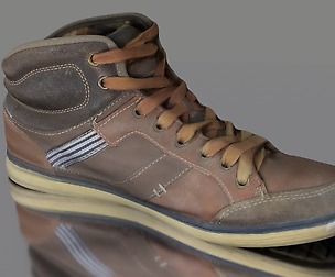 Sneaker Low Poly 3D Model