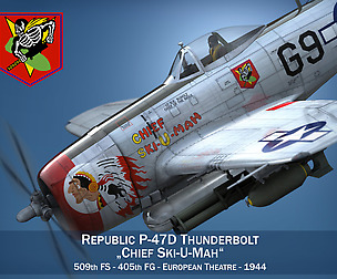 Republic P-47D Thunderbolt - Ski-U-Mah