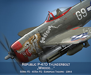 Republic P-47D Thunderbolt - Whoo...