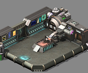 Sci Fi Building - Academy of Sciences Interior 02