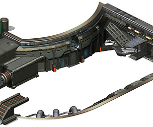 Sci Fi Building- Aerial port