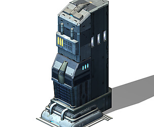 Sci Fi Building-Connection Wall 07