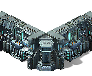 Sci Fi Building-connection wall 10