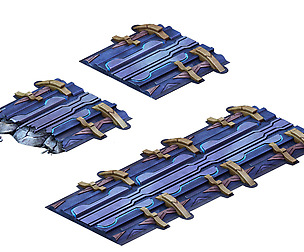 Mining field - maglev transport track 01