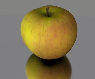 Apple low poly