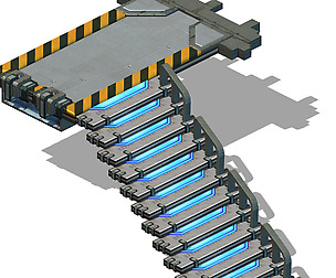 Spaceship Building - Stairs 10