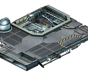 Spaceship - indoor - floor 01