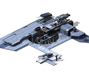 Spaceship - guardian turret 01