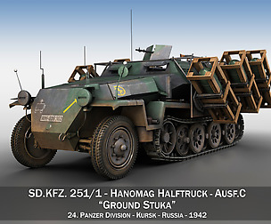 SD.KFZ 251/1 Ausf.C - Ground Stuka - 24PD