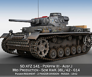 PzKpfw III - Panzer 3 - Ausf.J - 614