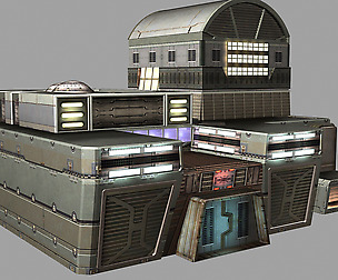 Mechanical building - base repair shop