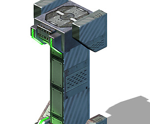 Mechanical-wall column