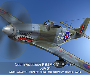 North American P-51K Mustang MK.IV - RAF