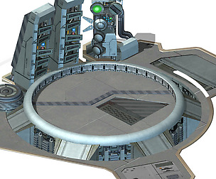 Space Warehouse - Ground Warehouse Door 02