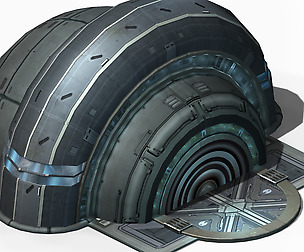 Spacecraft - small ground construction 01