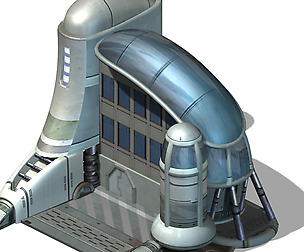 Spacecraft - small ground construction 03