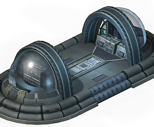 Space station - ground function small building