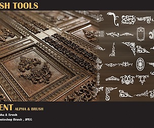 100 Brush Tools-Ornament VOL-02+Tutorial