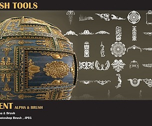 70 Brush Tools-Ornament VOL-01