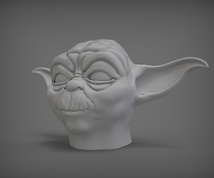 Star wars yoda head