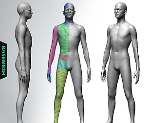 Skinny Male Basemesh