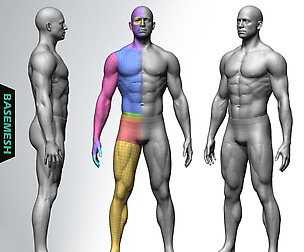 Muscular Male Basemesh