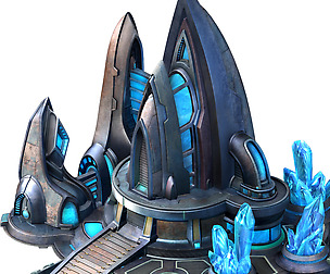 Future World - Crystal Energy - Architecture