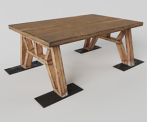 Wooden Table 01