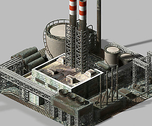 Heterogeneous-building-chemical plant