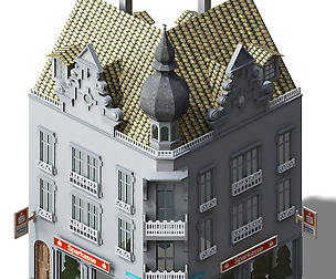 Different dimension - architecture - building 21